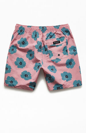 Rose 18" Floral Swim Shorts Rose 18" Floral Swim Shorts image number null
