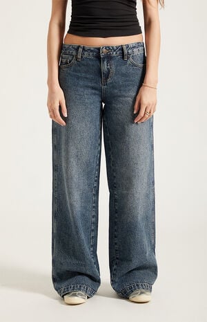 Casey Low Rise Baggy Jeans Dark Indigo Tint image number 2