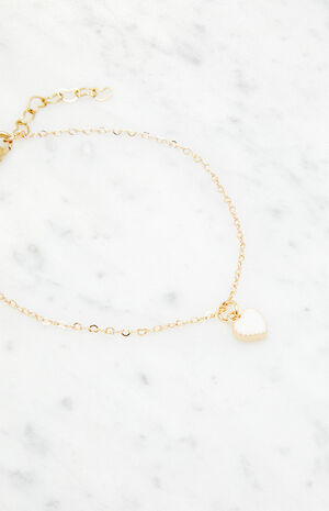 Gold Heart Bracelet image number 2