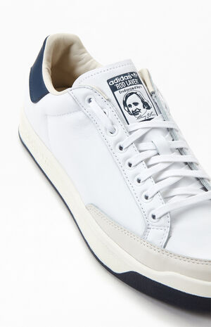 White & Navy Rod Laver Shoes image number 6
