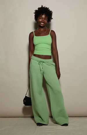 Ultra Soft Fleece Baggy Sweatpants image number 1