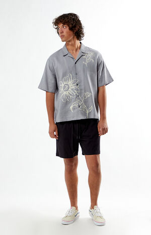 Flower Resort Oversized Camp Shirt image number 4