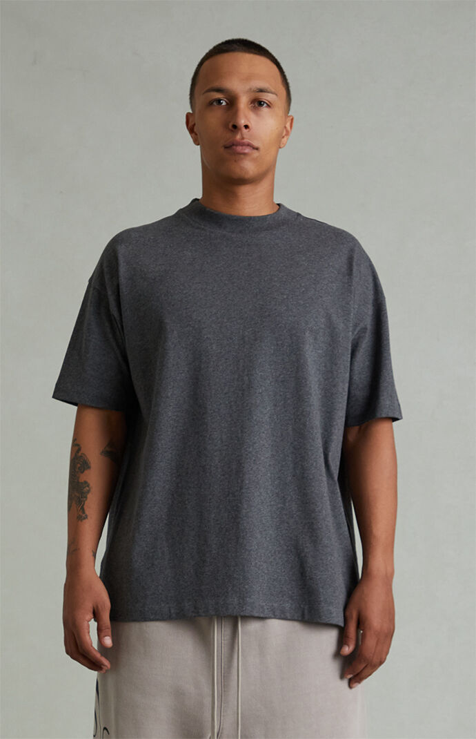 Fear of God ESSENTIALS Charcoal Heather Classic Short Sleeve T-Shirt