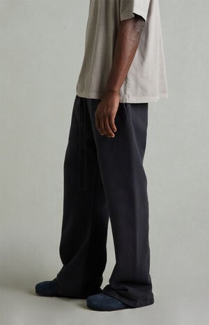Vintage Black Fleece Flare Sweatpants image number 5