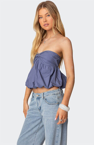 Serina Strapless Bubble Top image number 3