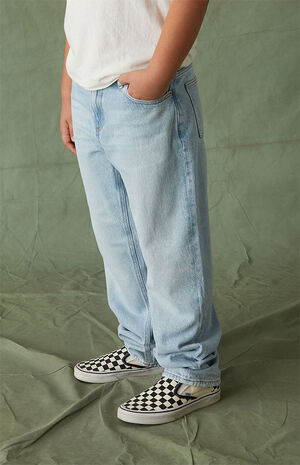 Eco Light Blue Straight Leg Jeans image number 2