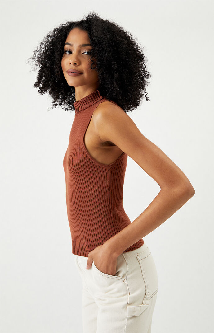 Turtleneck Knit Top