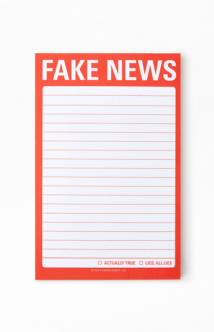 Fake News Sticky Notes