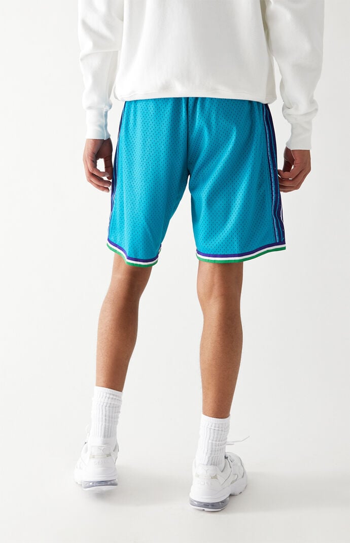 Mitchell & Ness Hornets Swingman Basketball Shorts | PacSun