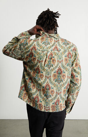 Jacquard Floral Gas Jacket image number 3
