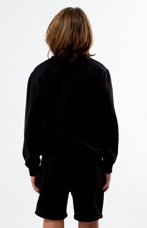 80 Black Crew Neck Sweatshirt image number 8