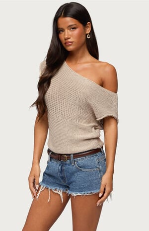 Naamo Off-The-Shoulder Knit Top image number 2