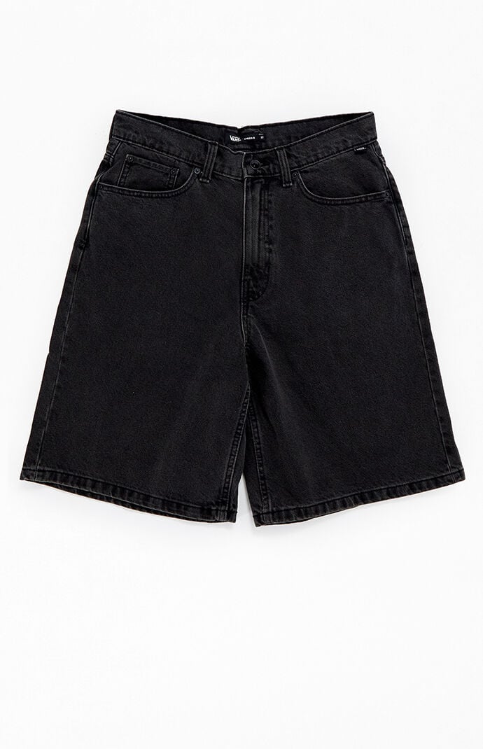 Vans Black Check-5 Baggy Denim Shorts | PacSun
