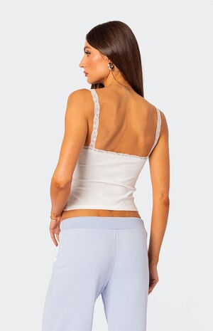 Amilia Lace Trim Tank Top image number 5