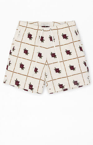 Floral Linen Shorts image number 1