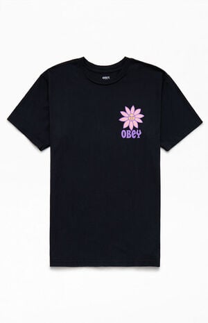 Organic Peace Flowers T-Shirt image number 2