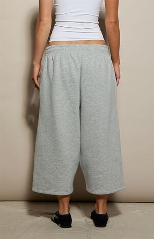Ultra Soft Fleece Cropped Sweat Shorts image number 4