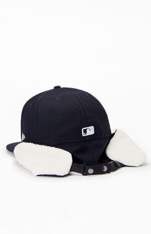 NY Yankees Winter Dog Ear Fitted Hat image number 3