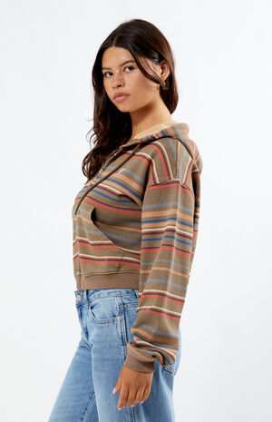 Striped Full Zip Hoodie image number 3