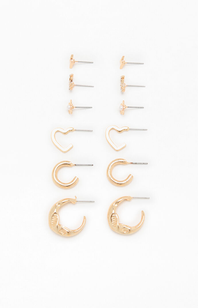 LA Hearts 6 Pack Juliana Earrings