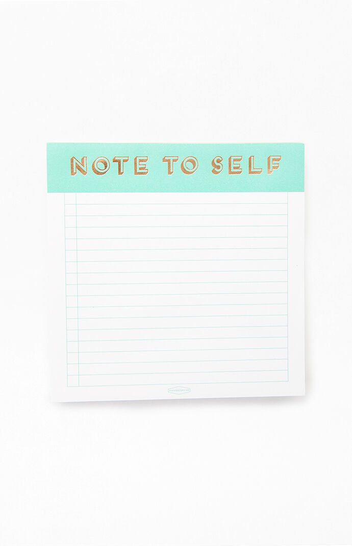 Note To Self Journal