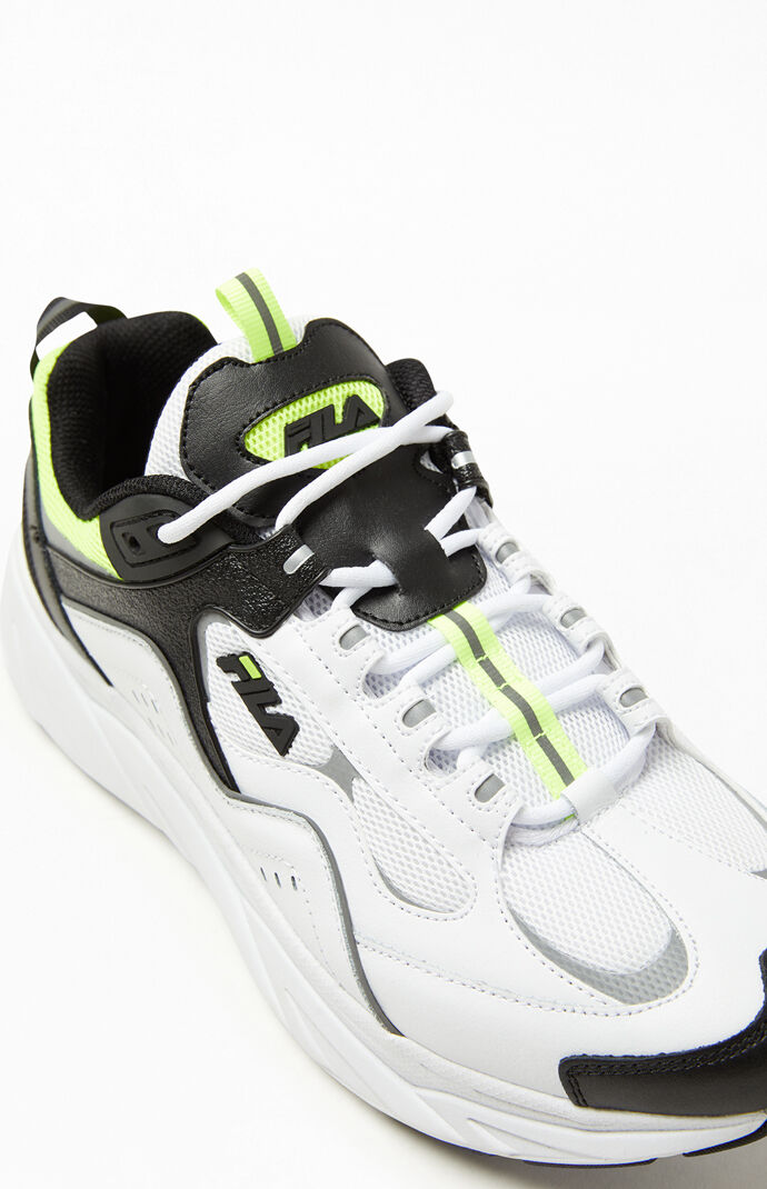 White & Black Trigate Plus Shoes