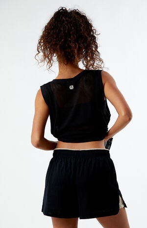 Reversible Mesh Court Basketball Shorts image number 4