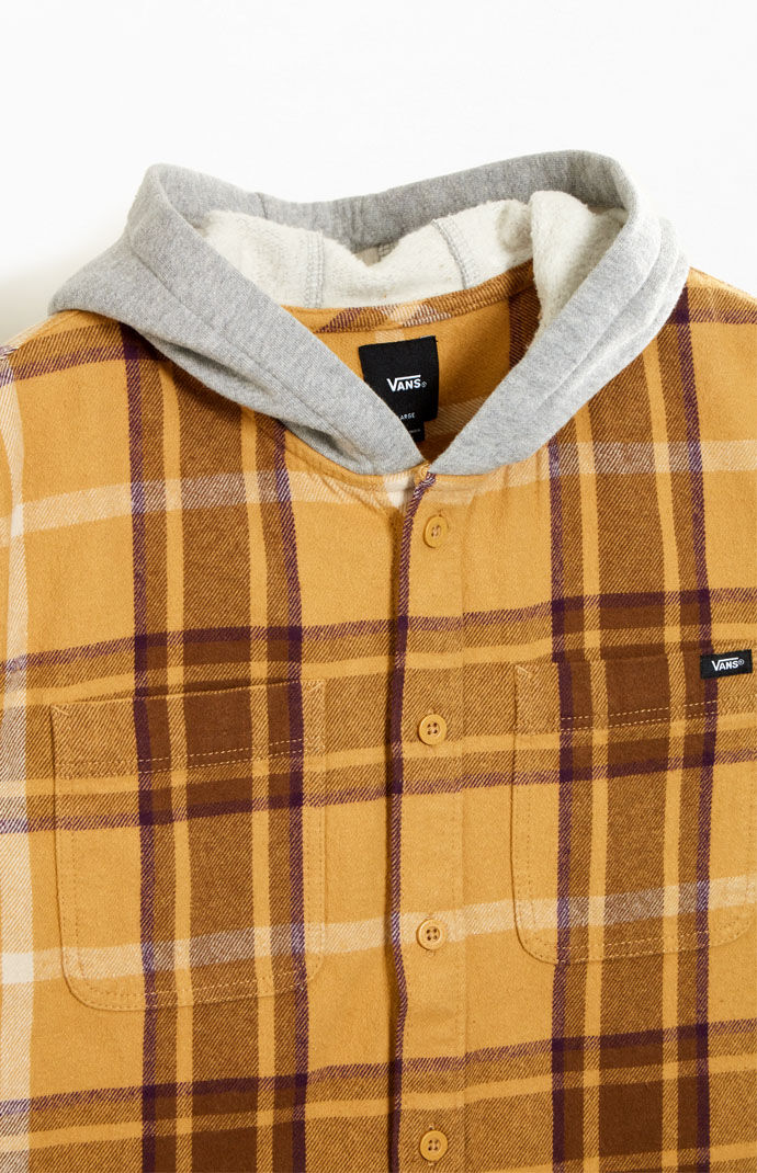 Vans long 2025 sleeve hooded shirt