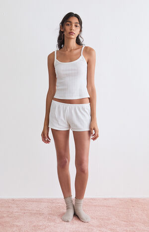 Pointelle Pajama Tank Top image number 5