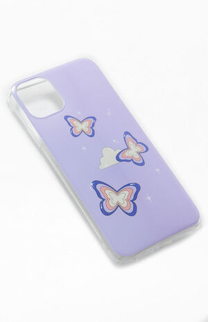 Butterfly in Clouds iPhone 11/XR Case image number 2