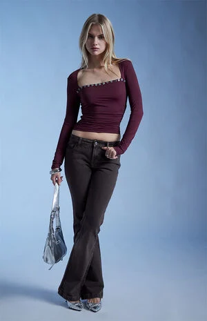 Natalia Shell Button Long Sleeve Top image number 1