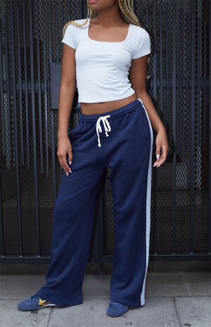 Light Blue Brenna Short Sleeve Top image number 4