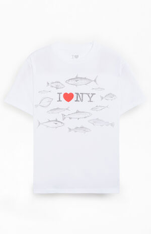 I Heart NY Fish T-Shirt image number 1