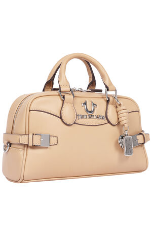 Tan Brooks Smooth Belted Sachel Bag image number 2