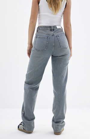 Faded Indigo '90s Boyfriend Jeans image number 4