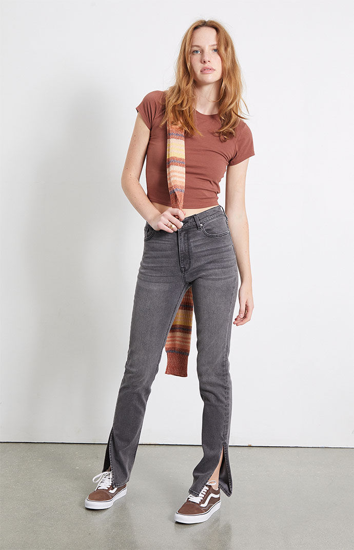 High Waisted Slim Flare Jeans | PacSun