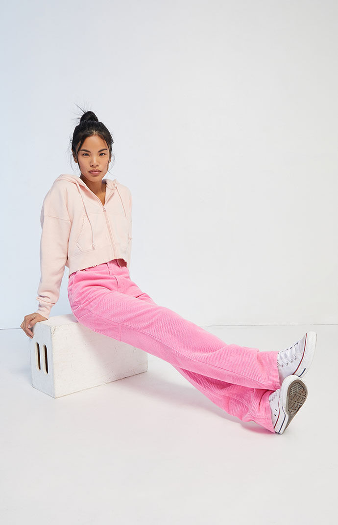 Pacsun pink corduroy pants discount