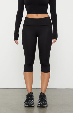 PAC WHISPER Active Icon Fold-Over Capri Yoga Pants image number 2