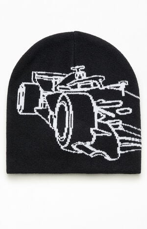 x Pacsun Apex Skull Beanie image number 2