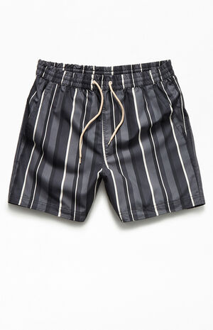 Neutrals Striped 15" Swim Trunks Neutrals Striped 15" Swim Trunks image number null
