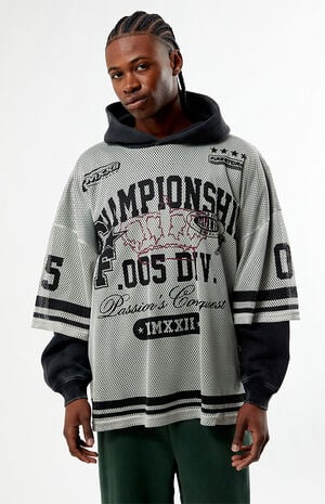 Jersey 2fer Hoodie image number 1