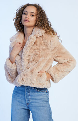 Anya Faux Fur Coat image number 2