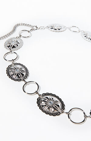 Rhinestone Vintage Chain Belt image number 2