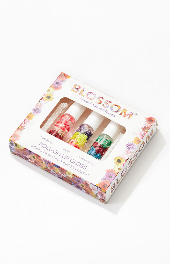 Blossom Roll On Lip Gloss 3 Pack Pacsun