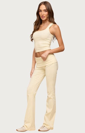 Linda Ribbed Scoop Neck Tank Top image number 4