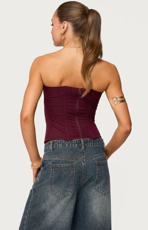 Reed Sheer Mesh Corset image number 3