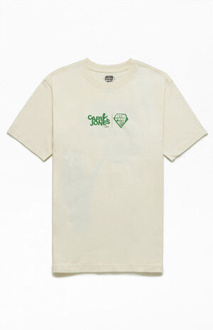 x Carl Jones Cream Graphic T-Shirt image number 2