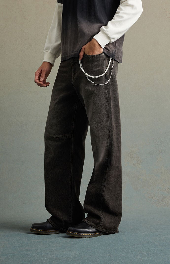 【新品】Lサイズ GENZAI Chain baggy Denim Pants genzai Chain baggy Denim Pants – YZ
