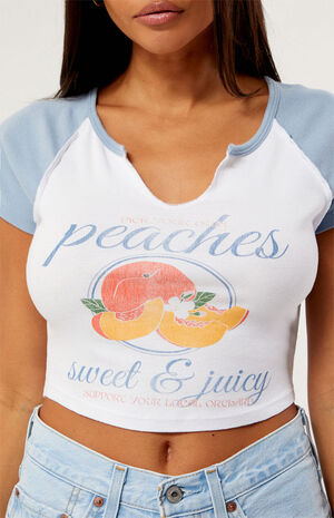 Peaches Raglan T-Shirt image number 2
