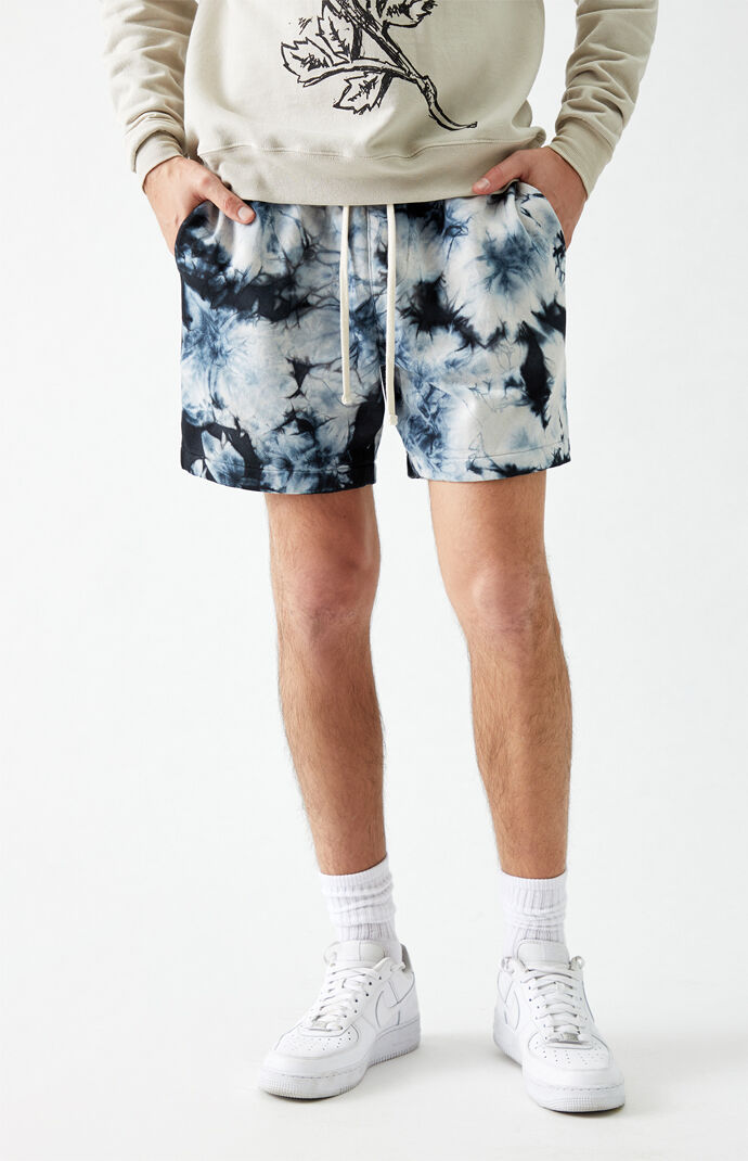 Tie-Dyed Volley Sweat Shorts